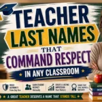 Teacher Last Names That Command Respect in Any Classroom