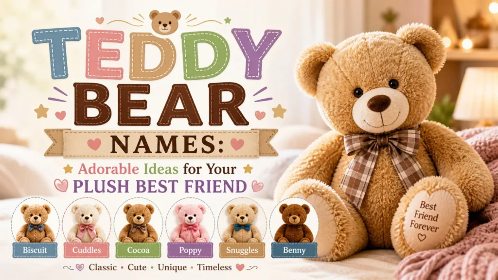Teddy Bear Names Adorable Ideas for Your Plush Best Friend