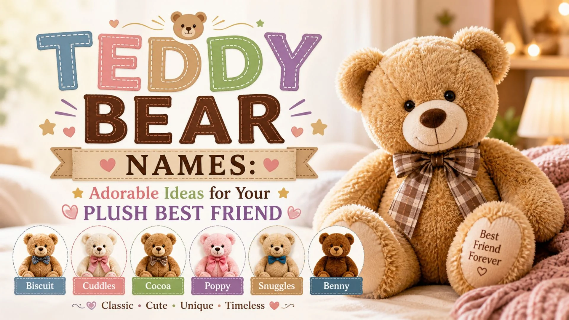 Teddy Bear Names Adorable Ideas for Your Plush Best Friend