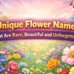 Unique Flower Names That Are Rare, Beautiful and Unforgettable