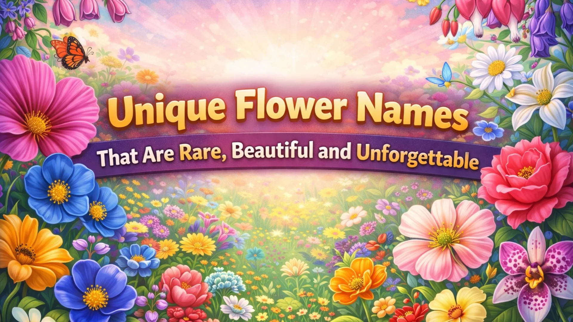 Unique Flower Names That Are Rare, Beautiful and Unforgettable