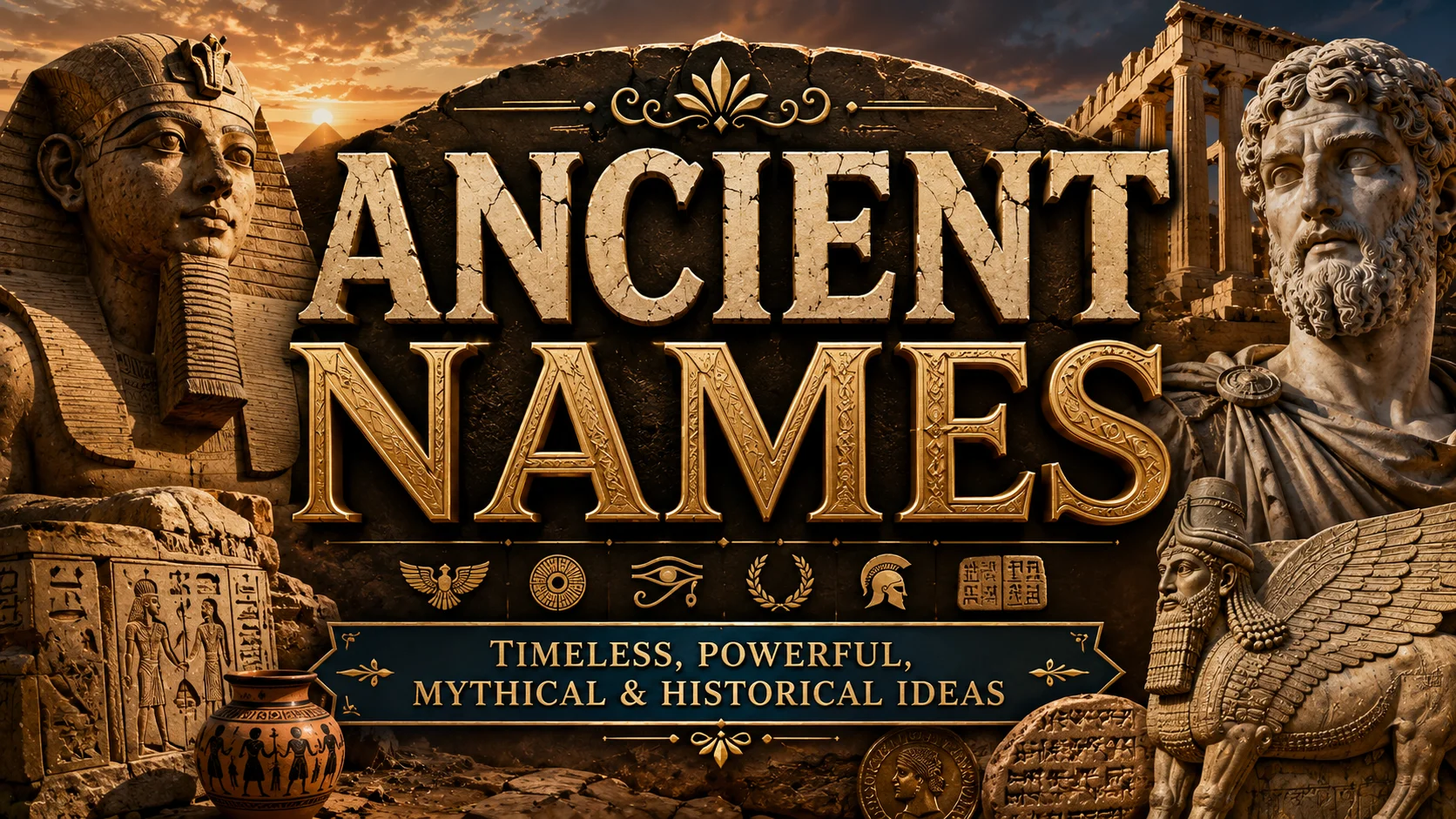 Ancient Names Timeless, Powerful, Mythical & Historical Ideas 🏺