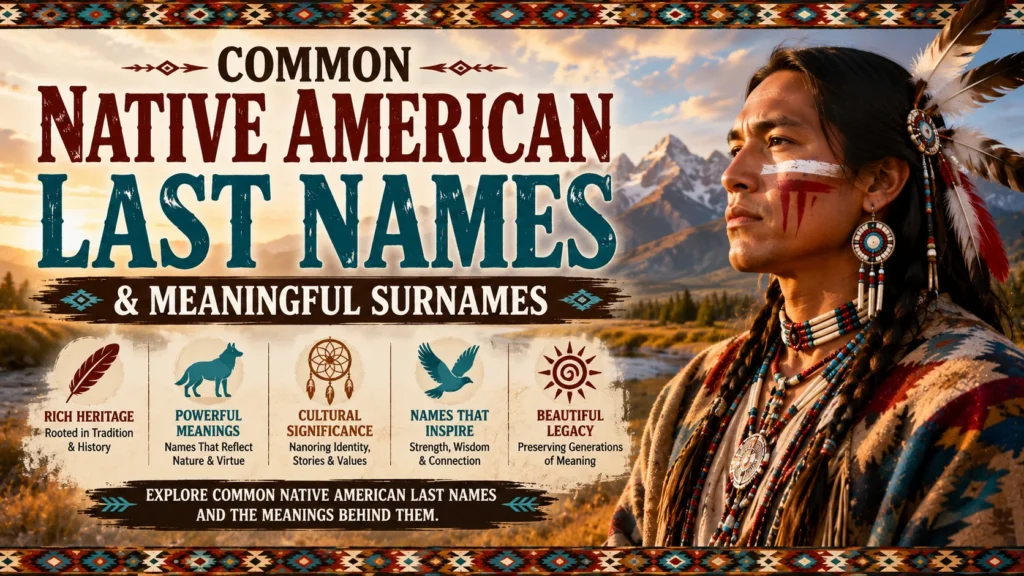 Common Native American Last Names & Meaningful Surnames