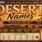 Desert Names 900+ Hot, Wild, Sandy, Mystical & Unique Ideas