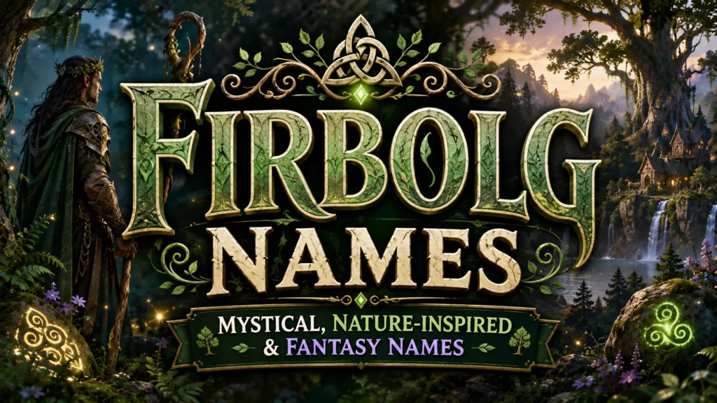 Firbolg Names Mystical, Nature-Inspired & Fantasy Names