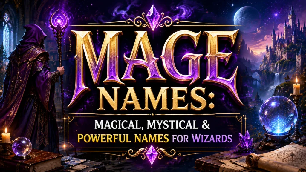 Mage Names Magical, Mystical & Powerful Names for Wizards