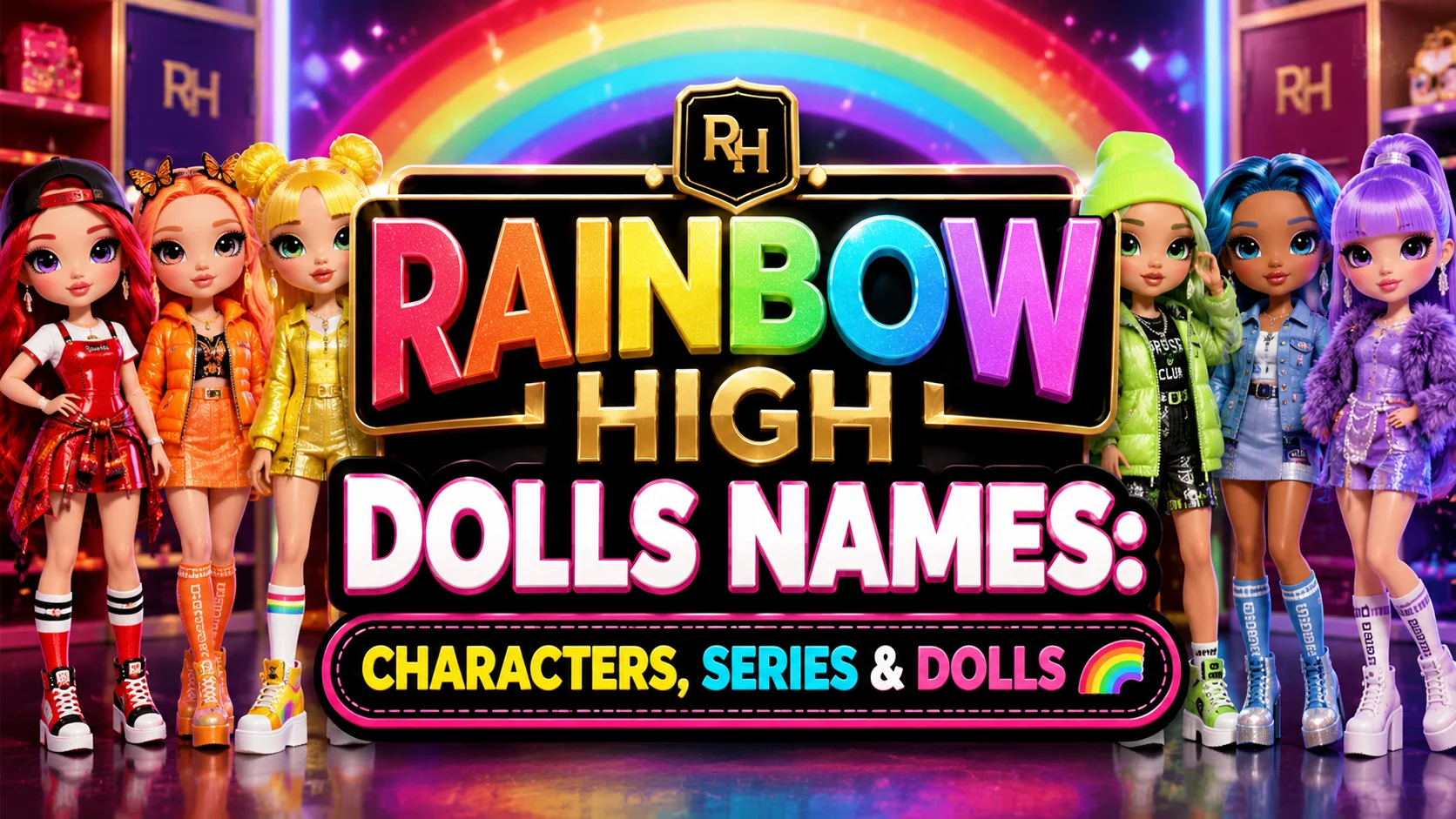 Rainbow High Dolls Names Characters, Series & Dolls 🌈