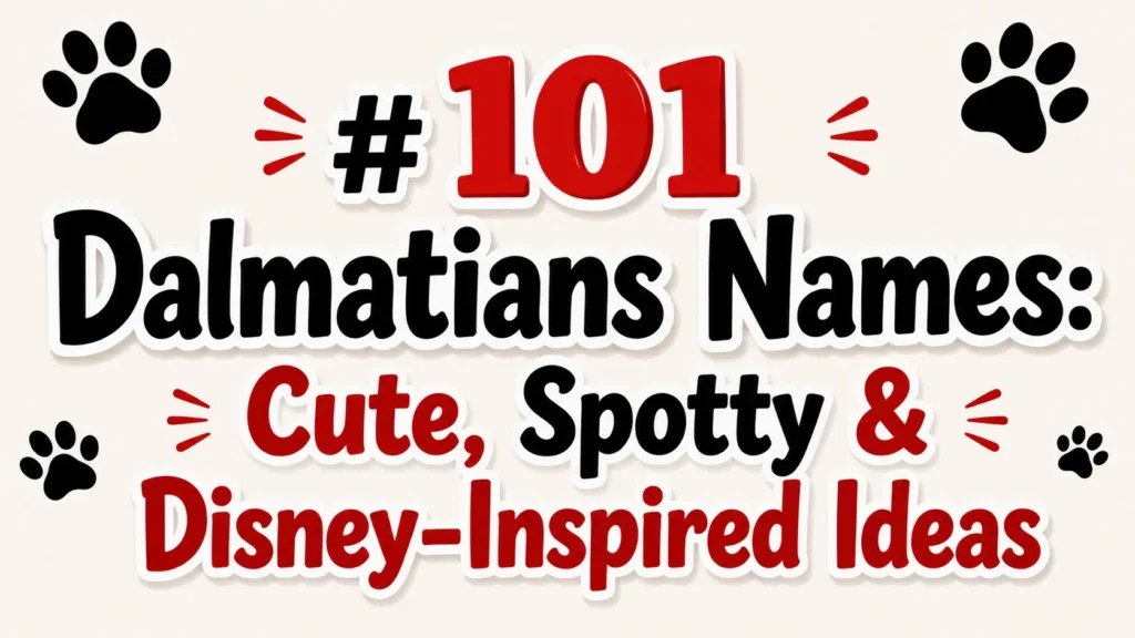 101 Dalmatians NamesCute, Spotty & Disney-Inspired Ideas