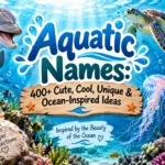 Aquatic Names 400+ Cute, Cool, Unique & Ocean-Inspired Ideas