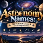 Astronomy Names 500+ Celestial, Cosmic & Space-Inspired Ideas