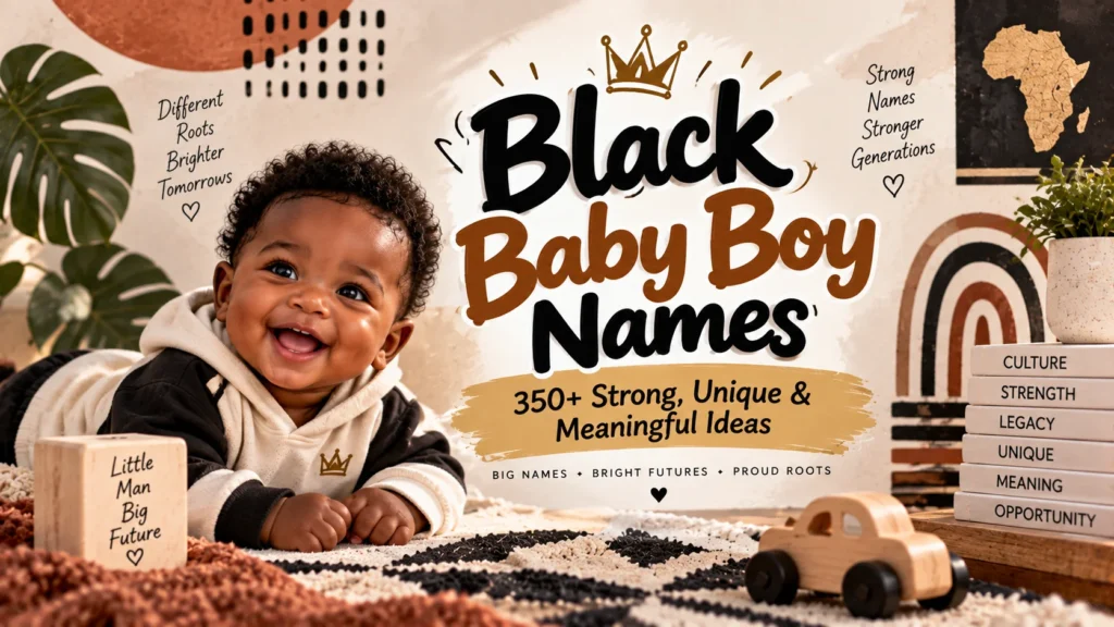 Black Baby Boy Names 350+ Strong, Unique & Meaningful Ideas