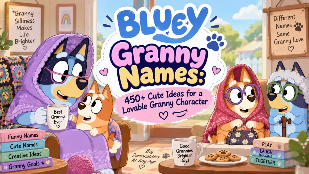 Bluey Granny Names Cute Ideas for a Lovable Granny Character