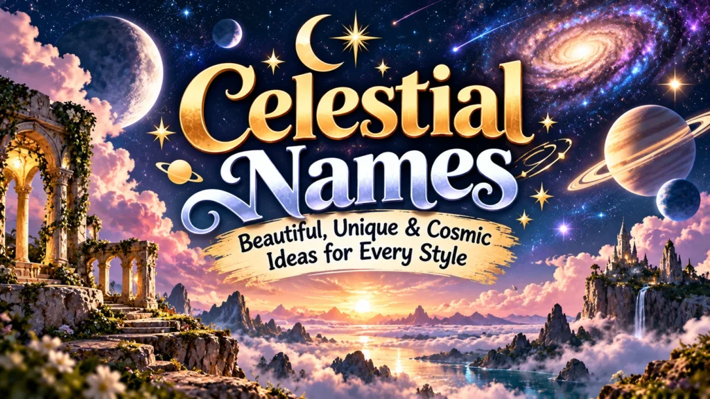 Celestial Names Beautiful, Unique & Cosmic Ideas for Every Style