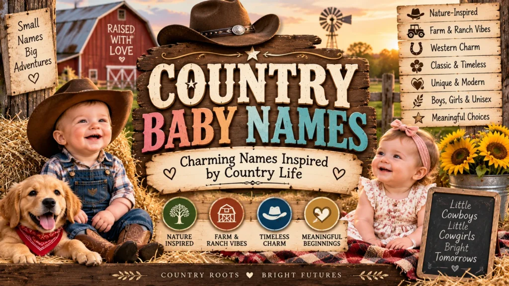 Country Baby Names Charming Names Inspired by Country Life