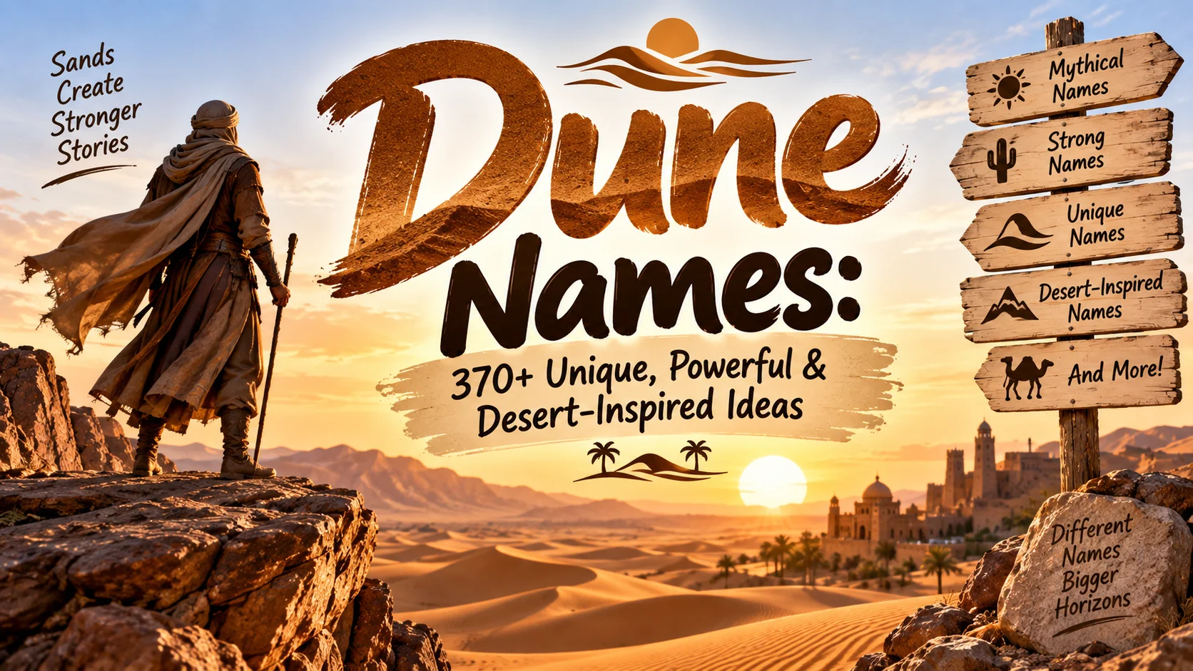 Dune Names 370+ Unique, Powerful & Desert-Inspired Ideas