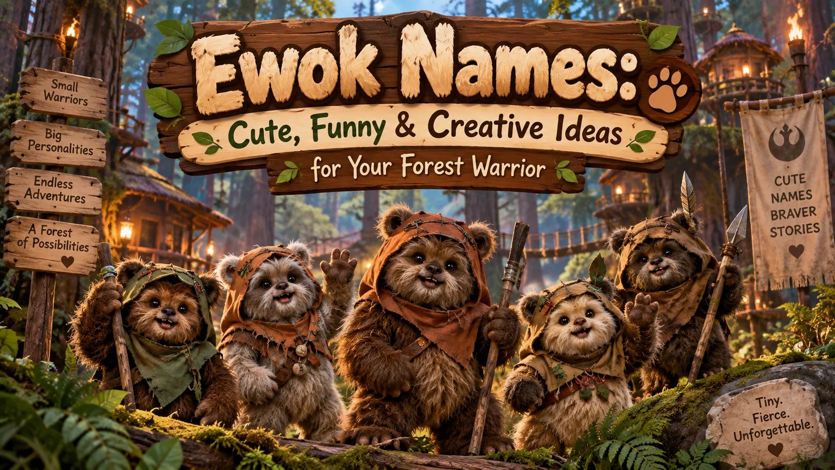 Ewok Names Cute, Funny & Creative Ideas for Your Forest Warrior