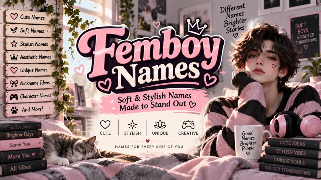 Femboy Names Soft & Stylish Names Made to Stand Out