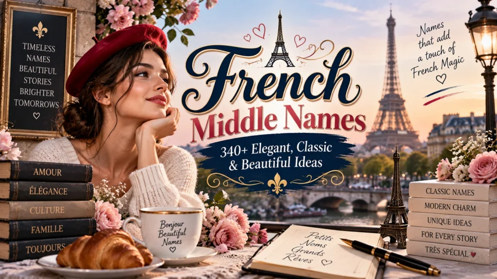 French Middle Names 340+ Elegant, Classic & Beautiful Ideas