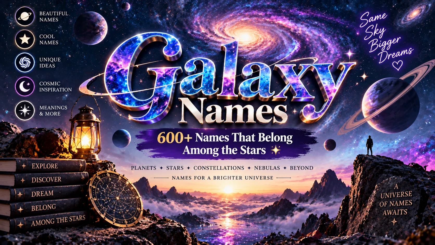 Galaxy Names 600+ Names That Belong Among the Stars ✨