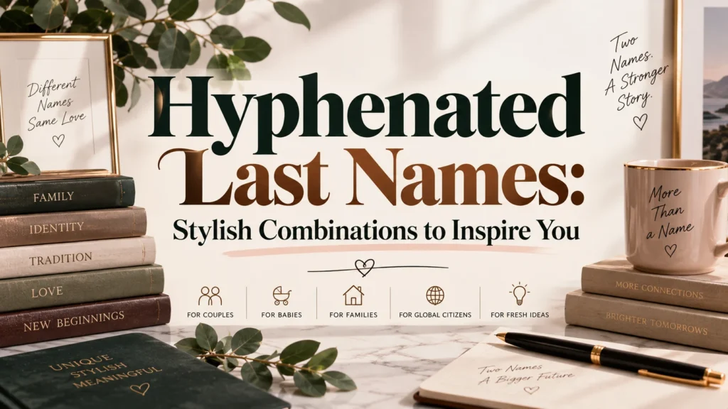 Hyphenated Last Names Stylish Combinations to Inspire You