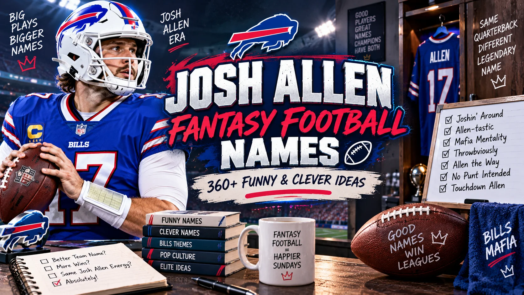 Josh Allen Fantasy Football Names 360+ Funny & Clever Ideas