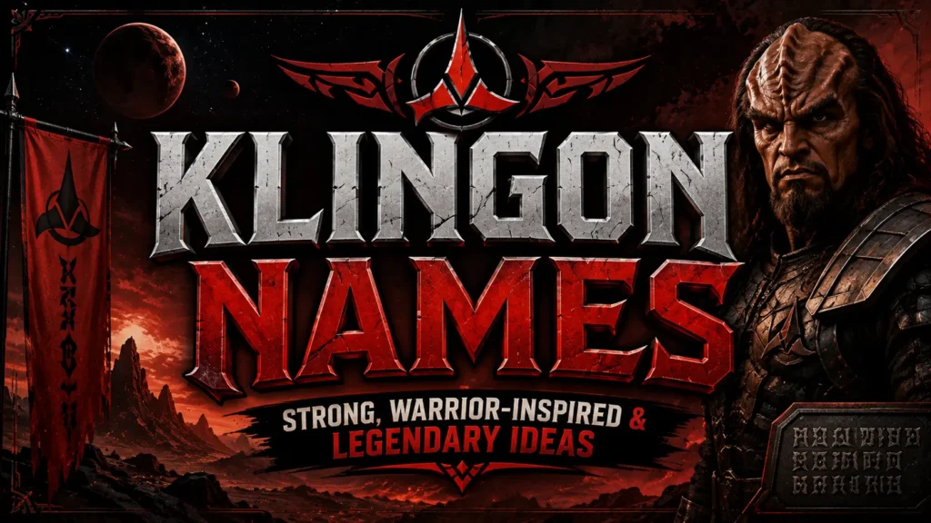 Klingon Names Strong, Warrior-Inspired & Legendary Ideas