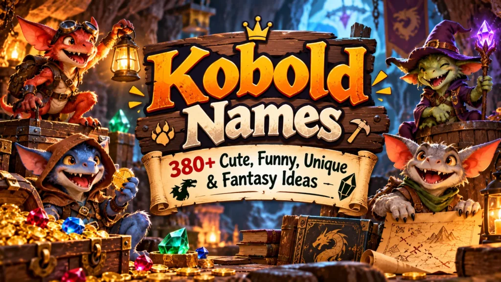 Kobold Names: 380+ Cute, Funny, Unique & Fantasy Ideas