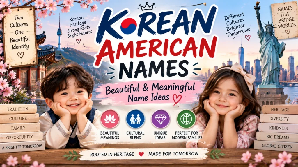 Korean American Names Beautiful & Meaningful Name Ideas 🇰🇷🇺🇸