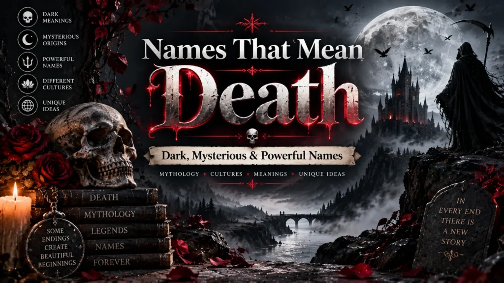 Names That Mean Death Dark, Mysterious & Powerful Names