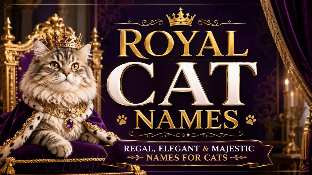 Royal Cat Names Regal, Elegant & Majestic Names for Cats