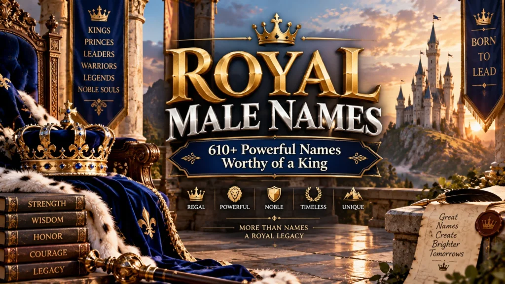 Royal Male Names 610+ Powerful Names Worthy of a King