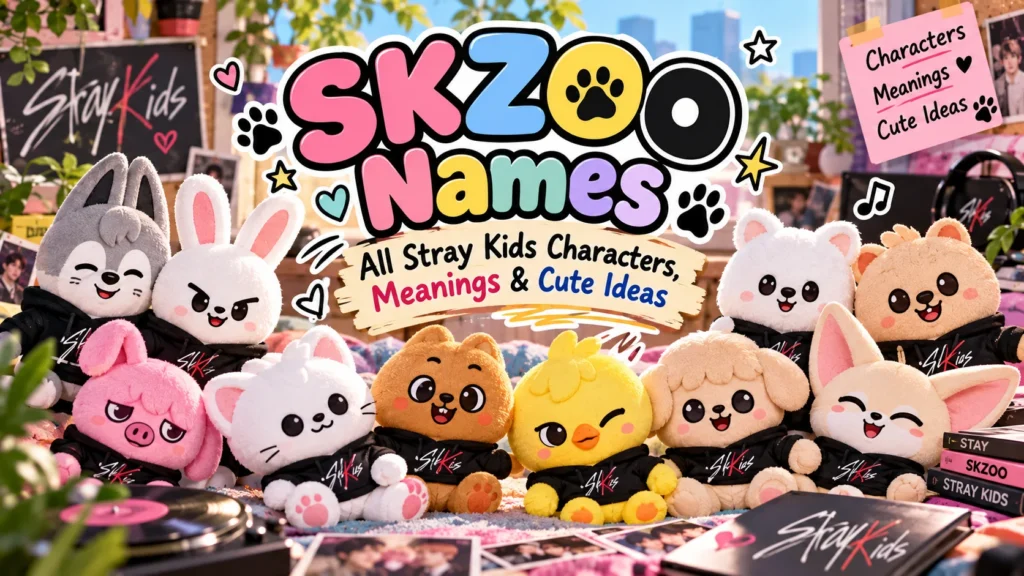 SKZOO Names All Stray Kids Characters, Meanings & Cute Ideas