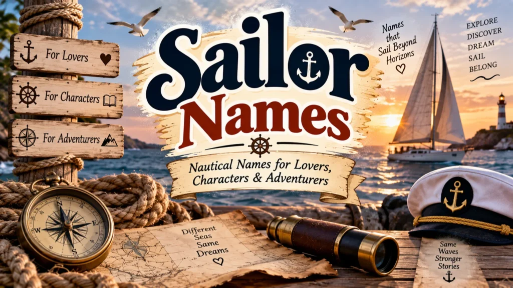 Sailor Names Nautical Names for Sea Lovers & Adventurers