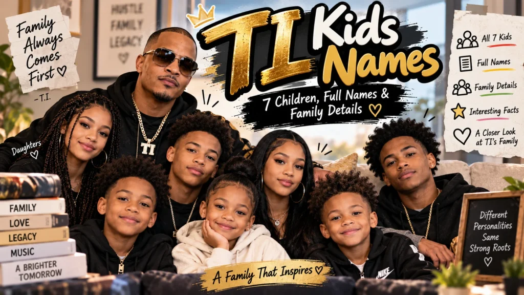 TI Kids Names 7 Children, Full Names & Family Details