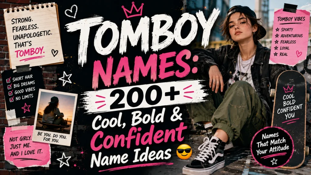 Tomboy Names: 200+ Cool, Bold & Confident Name Ideas 😎