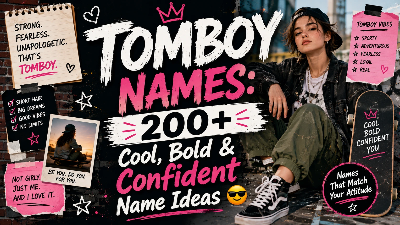 Tomboy Names: 200+ Cool, Bold & Confident Name Ideas 😎