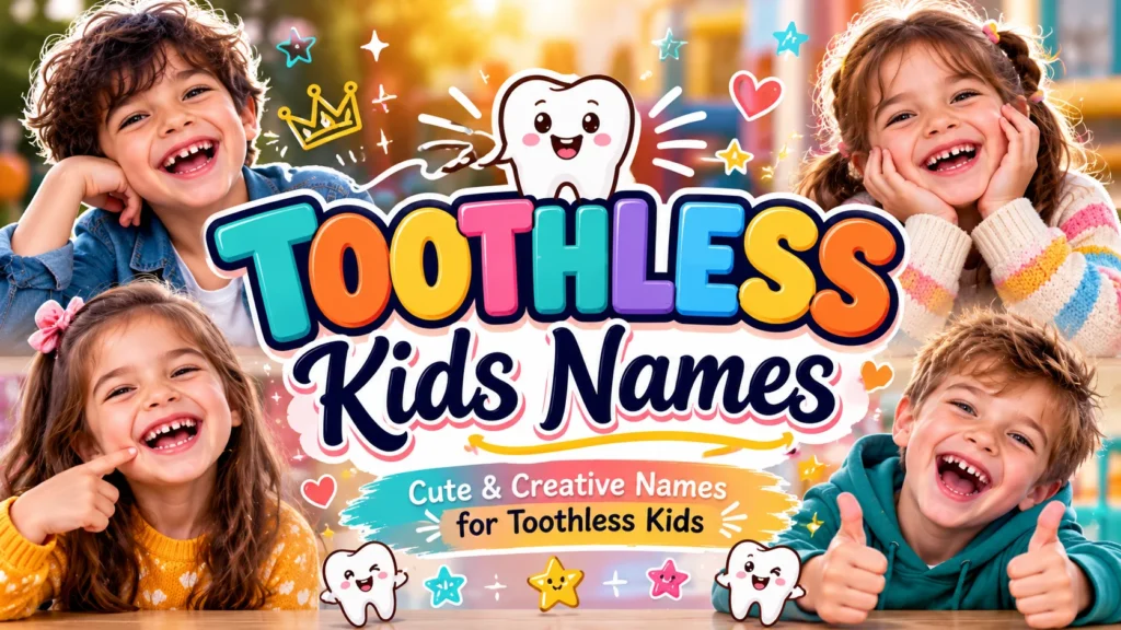 Toothless Kids Names Cute & Creative Names for Toothless Kids