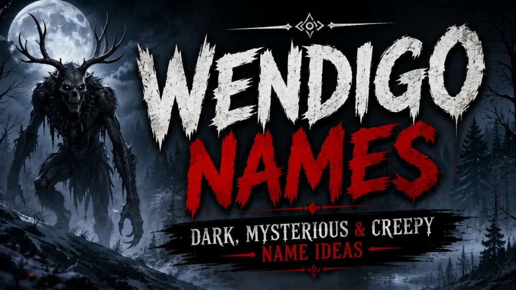 Wendigo Names Dark, Mysterious & Creepy Name Ideas