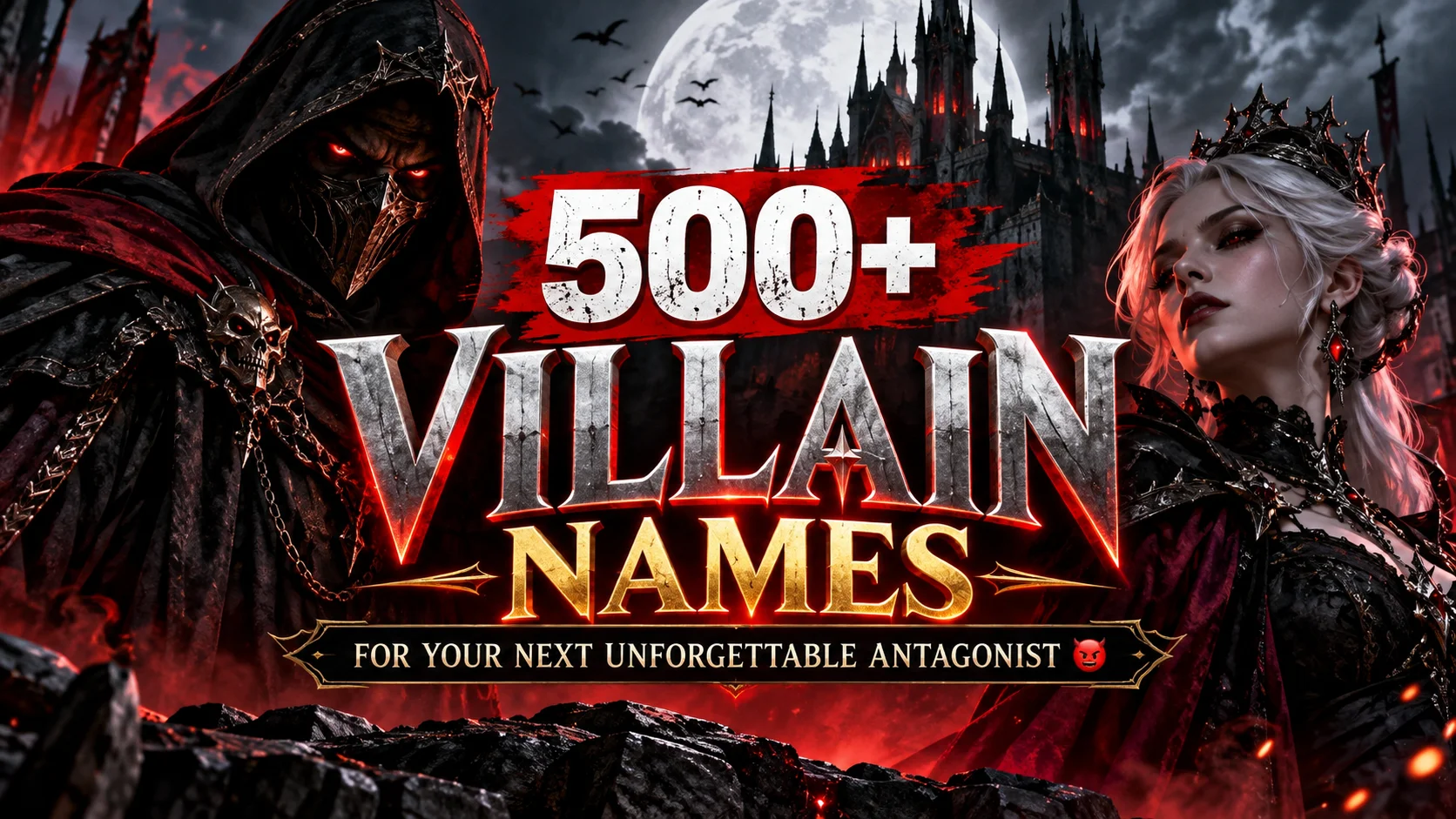 500+ Villain Names for Your Next Unforgettable Antagonist 👿