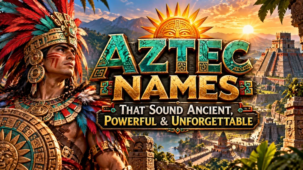 Aztec Names That Sound Ancient, Powerful & Unforgettable 🌞