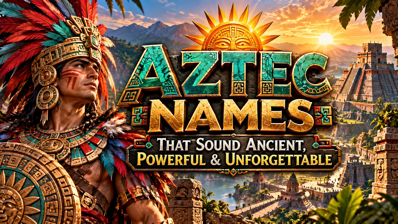 Aztec Names That Sound Ancient, Powerful & Unforgettable 🌞