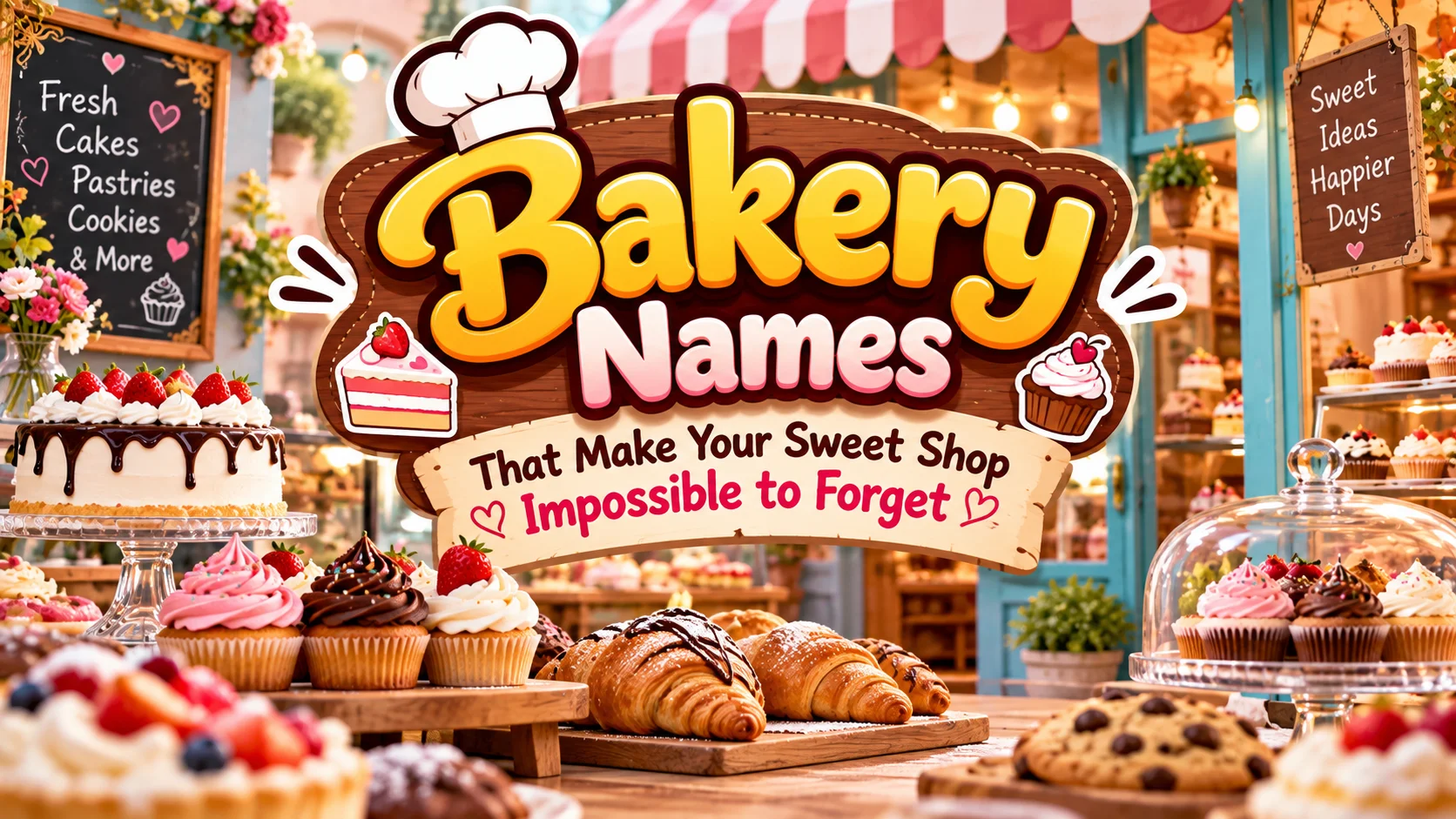Bakery Names That Make Your Sweet Shop Impossible to Forget