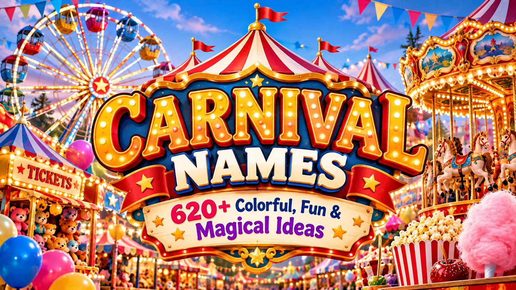 Carnival Names 620+ Colorful, Fun & Magical Ideas 🎪🎠