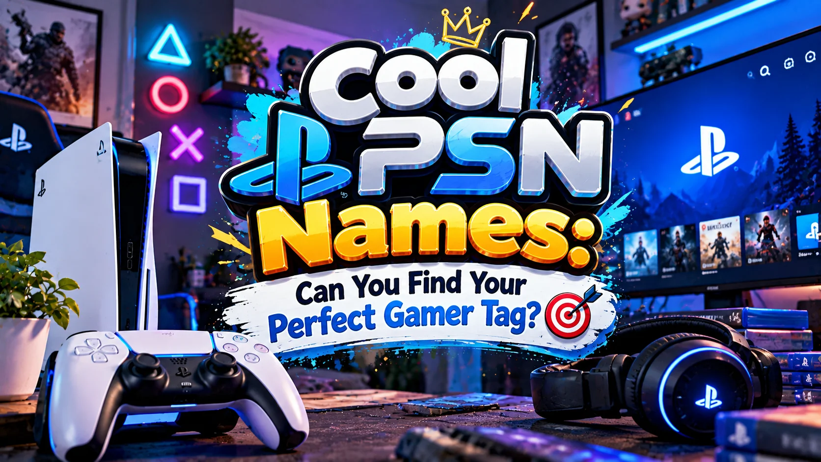 Cool PSN Names Can You Find Your Perfect Gamer Tag 🎯