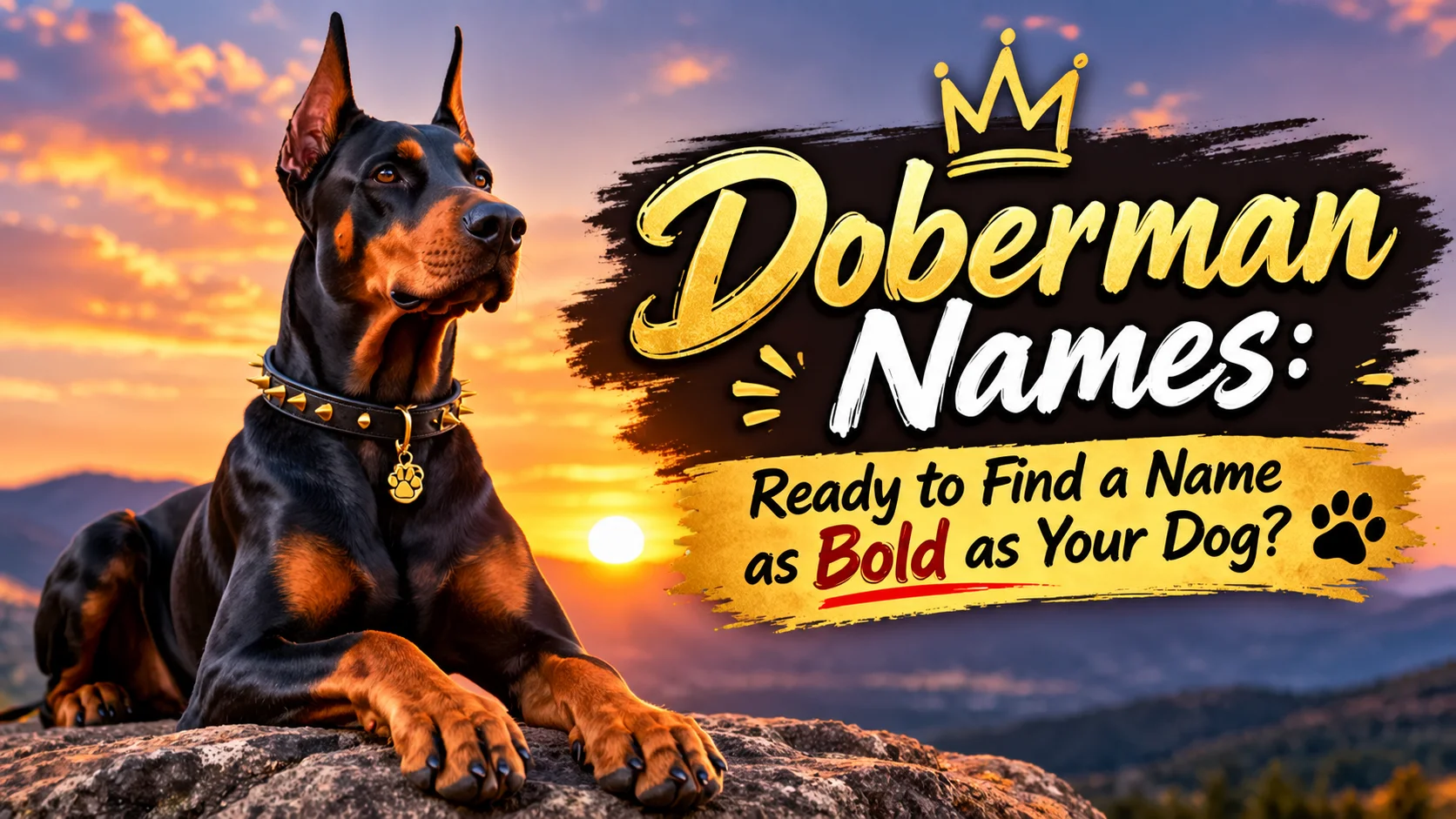 Doberman Names Ready to Find a Name as Bold as Your Dog