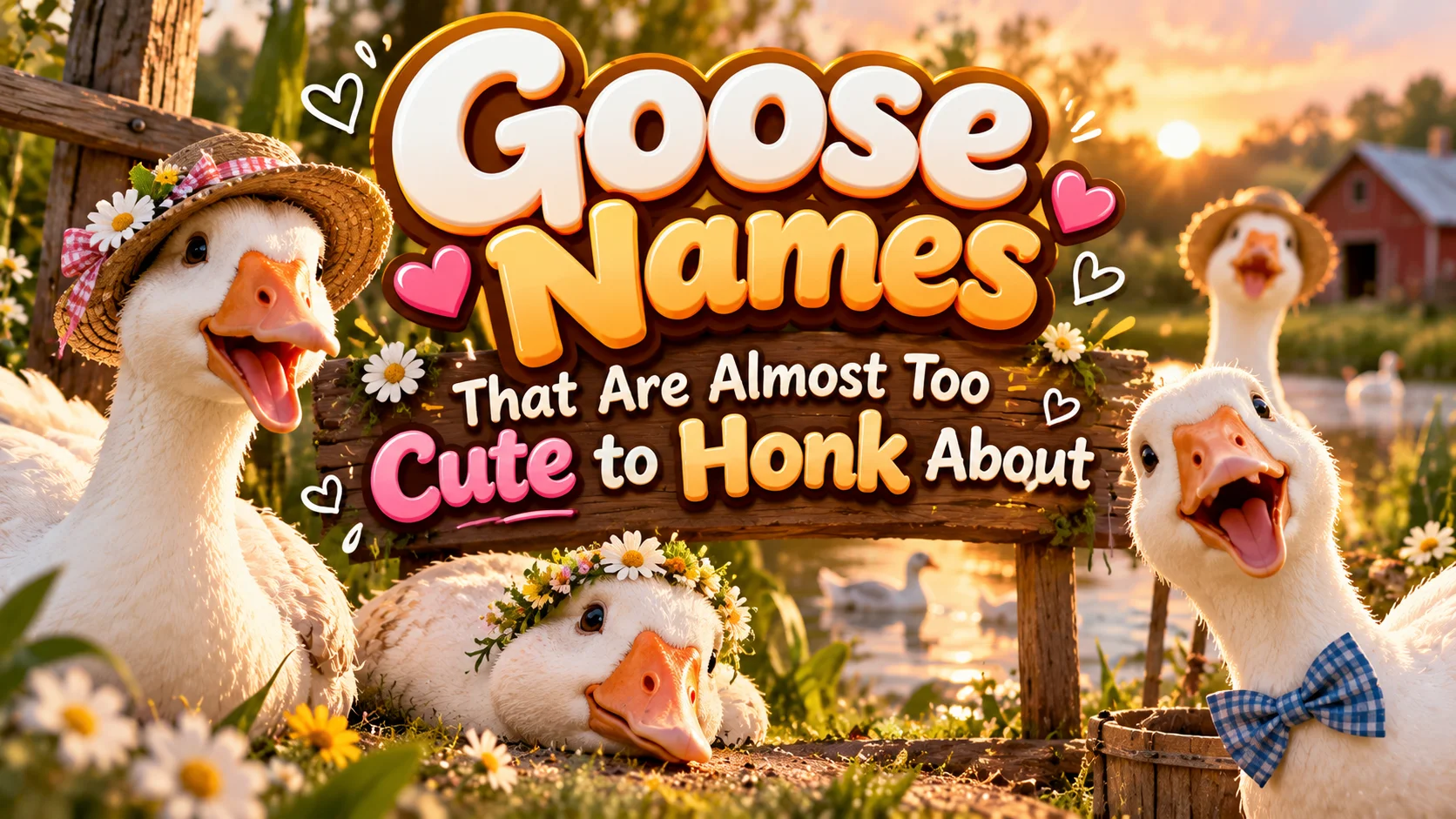 Goose Names That Are Almost Too Cute to Honk About