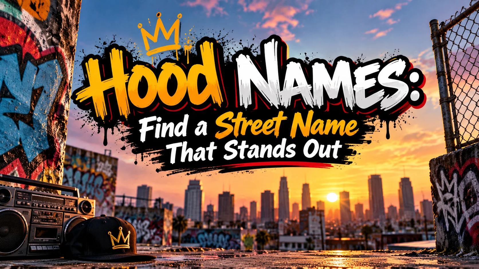 Hood Names Find a Street Name That Stands Out 🏙️