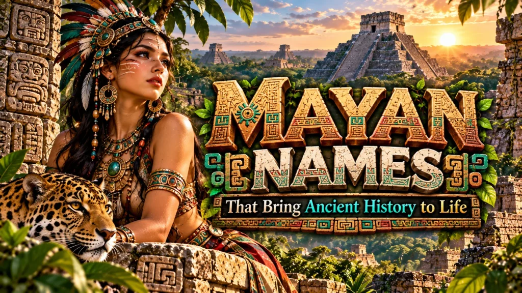 Mayan Names That Bring Ancient History to Life 🌿
