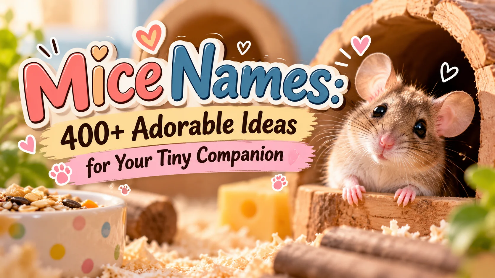 Mice Names 400+ Adorable Ideas for Your Tiny Companion 🐭