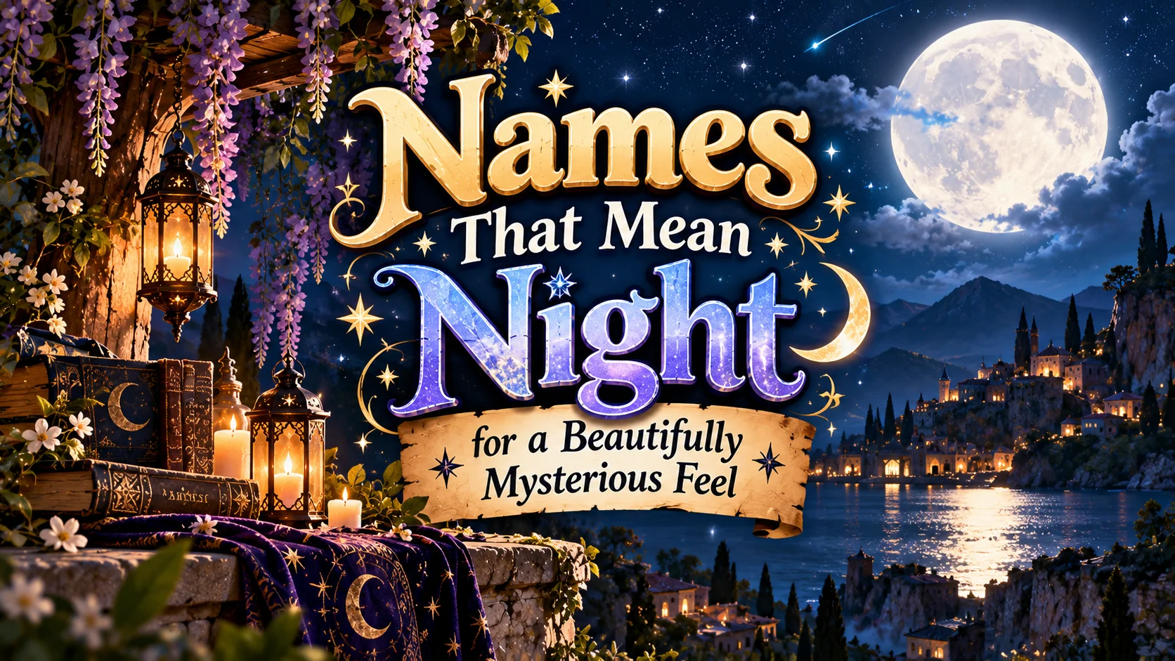 Names That Mean Night for a Beautifully Mysterious Feel 🌙